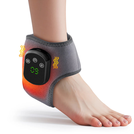 Rechargeable Electric Heating and Vibration Massage Wrist and Ankle Wrap