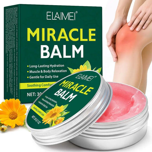 Natural Arnica and Calendula Massage Balm for Muscle and Joint Relief