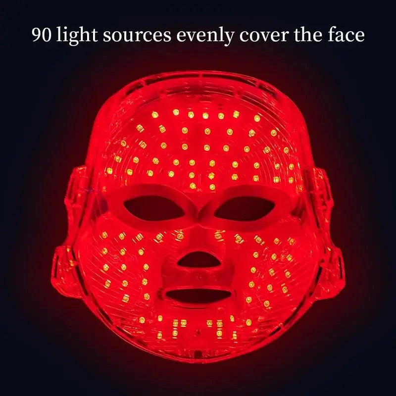 Luva LED 7-Color Light Therapy Skin Mask