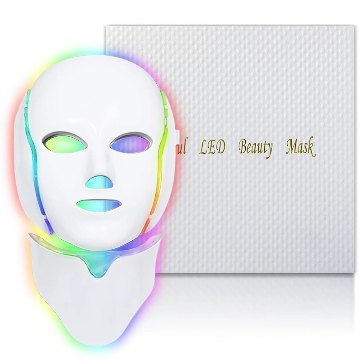 LED Facial & Neck Light Therapy Mask