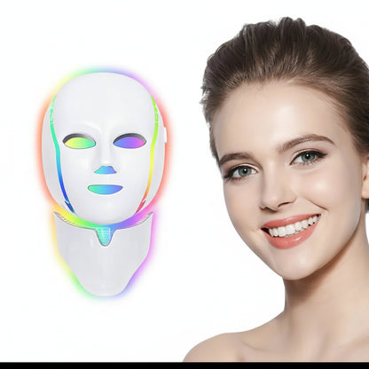 LED Facial & Neck Light Therapy Mask