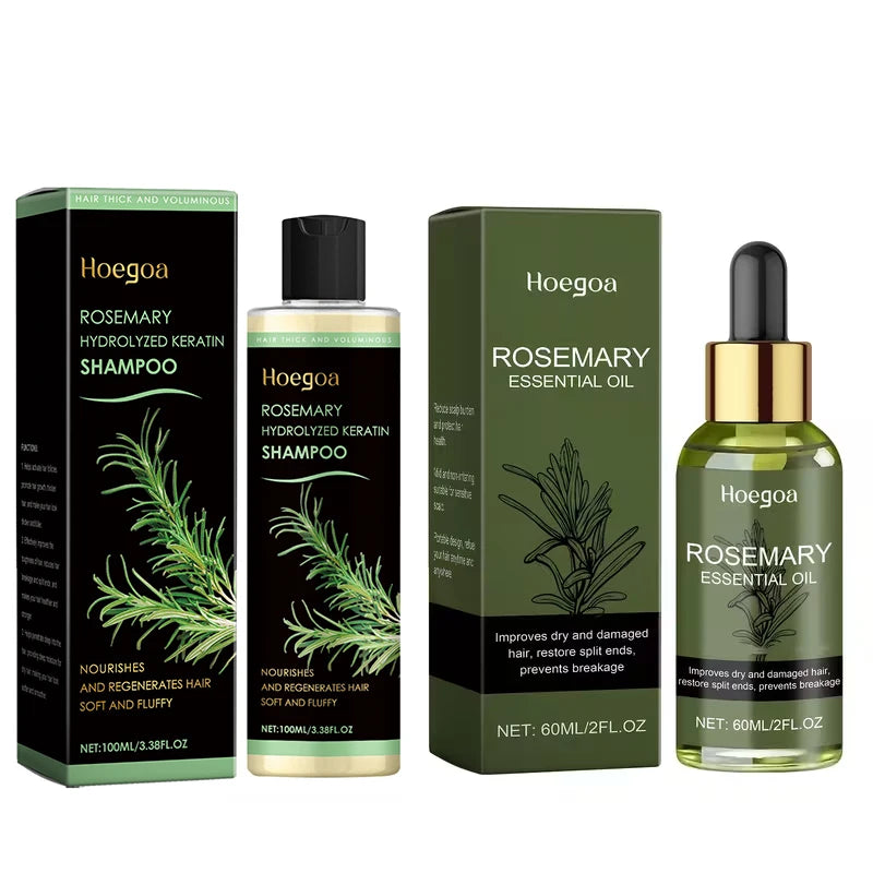 Hoegoa Rosemary Volumizing Shampoo help  to  remove buildup, while leaving your hair feeling clean, soft, smooth, and refreshed.