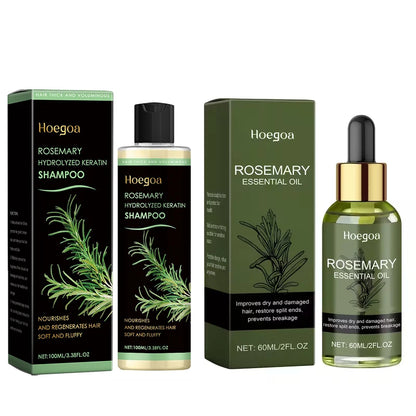 Hoegoa Rosemary Volumizing Shampoo help  to  remove buildup, while leaving your hair feeling clean, soft, smooth, and refreshed.