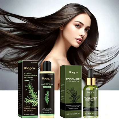 Hoegoa Rosemary Volumizing Shampoo help  to  remove buildup, while leaving your hair feeling clean, soft, smooth, and refreshed.
