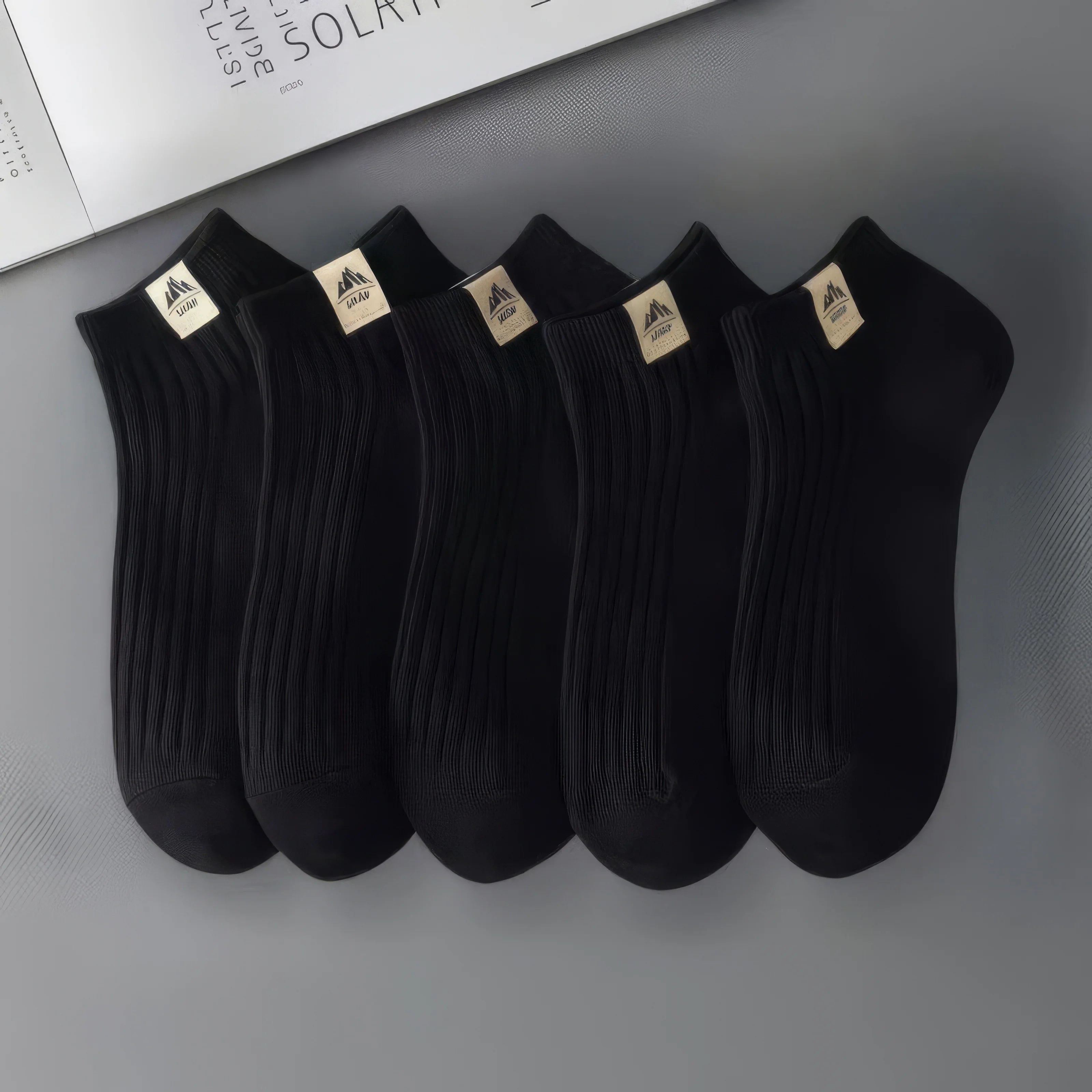 5 Pairs Ultra-Soft Ankle Socks for men and women.
