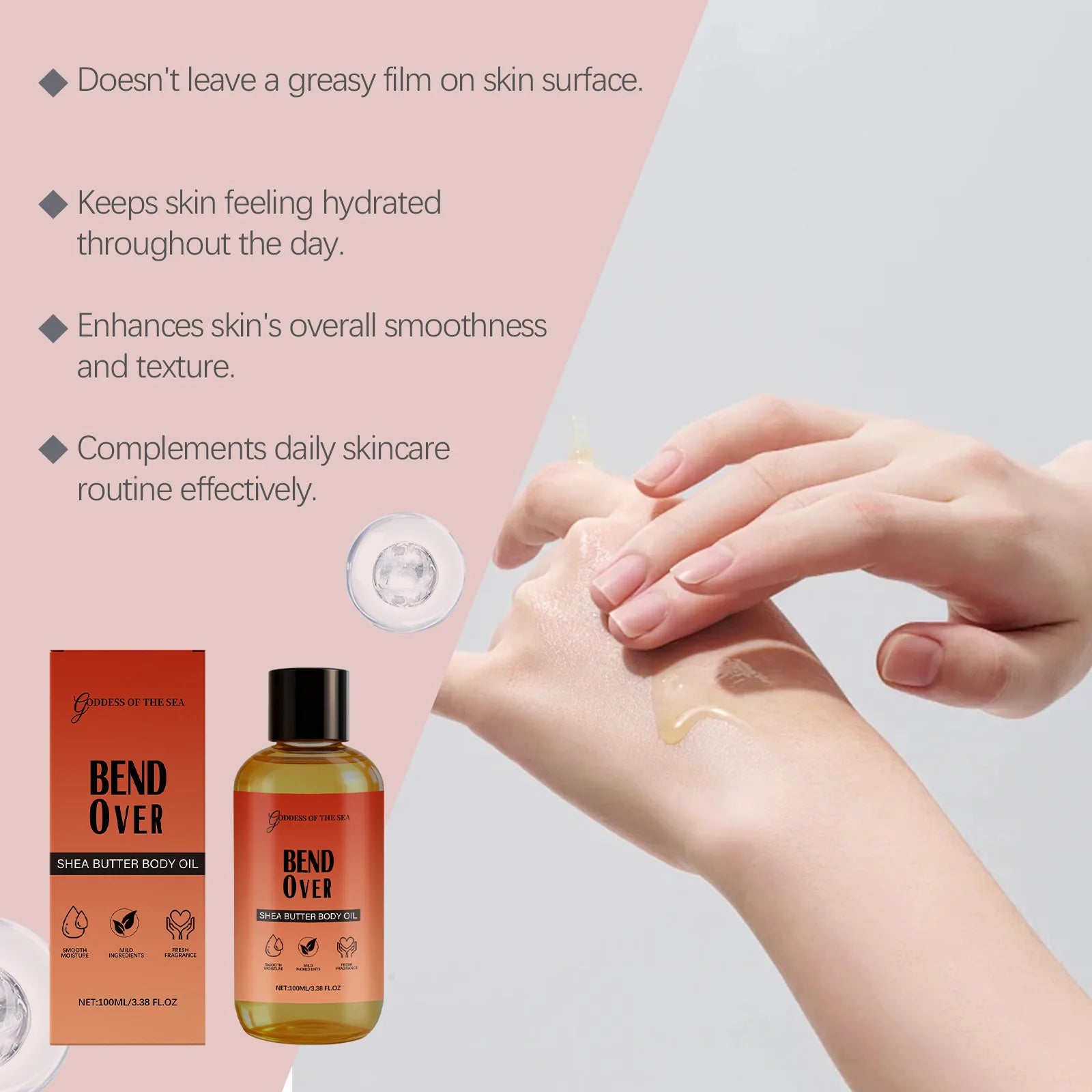 Shea Butter Body Oil for All Skin Types