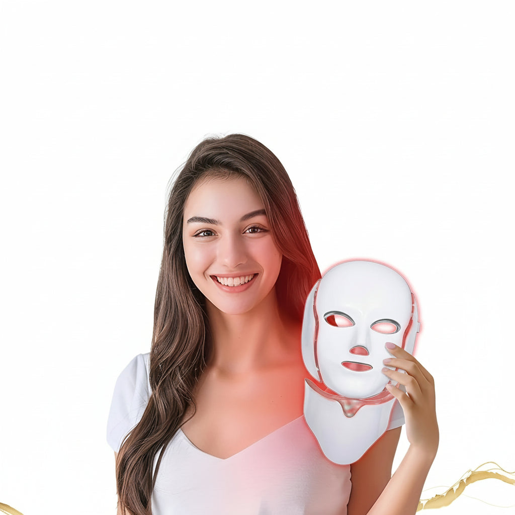 LED Facial & Neck Light Therapy Mask