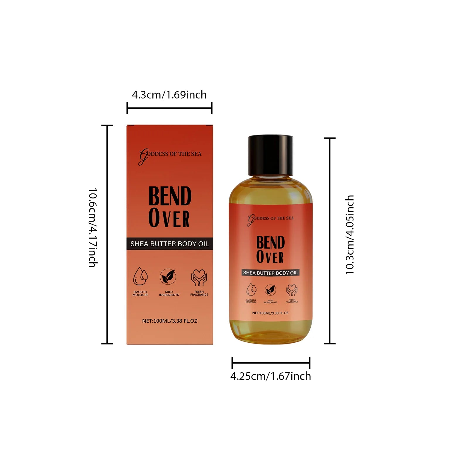 Shea Butter Body Oil for All Skin Types