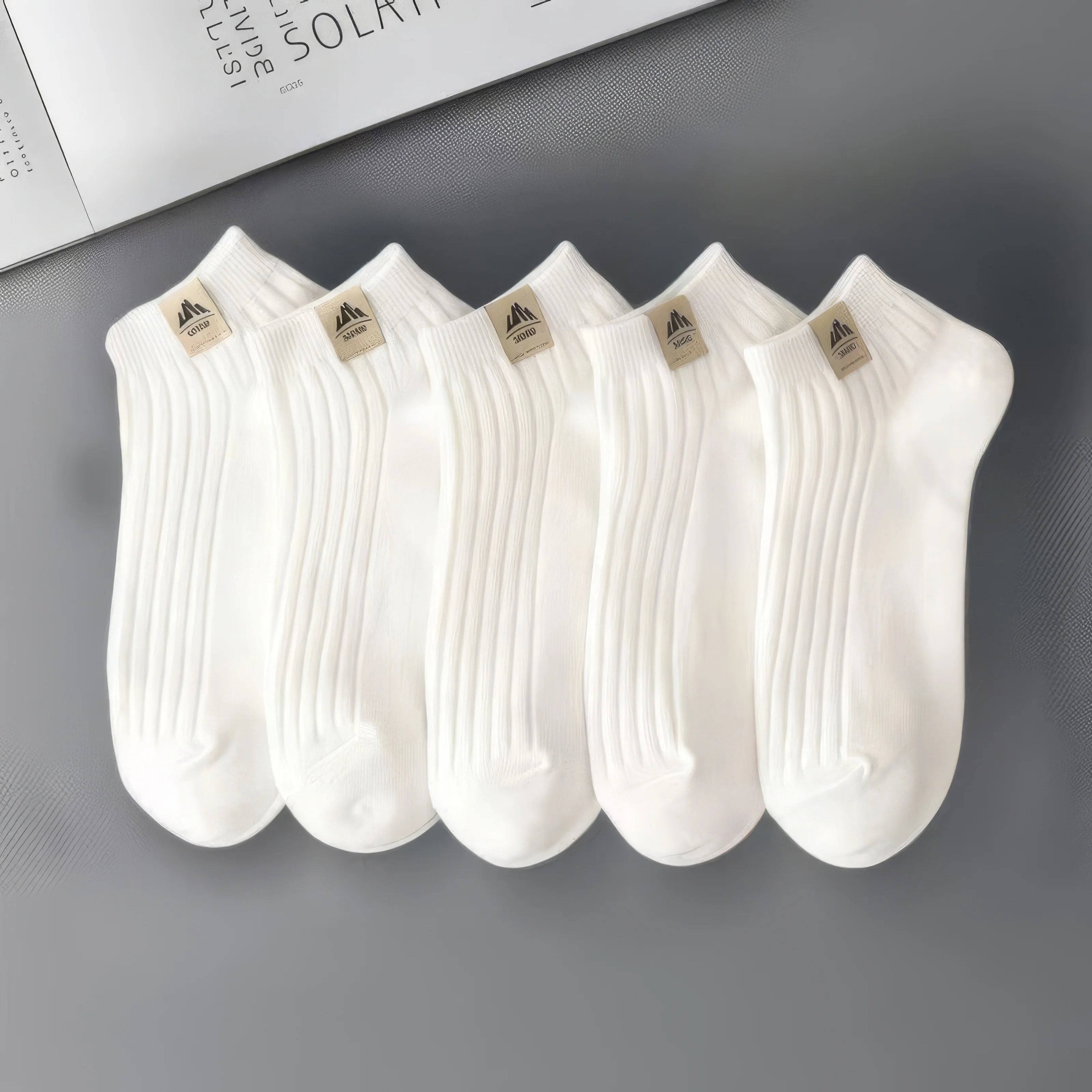 5 Pairs Ultra-Soft Ankle Socks for men and women.