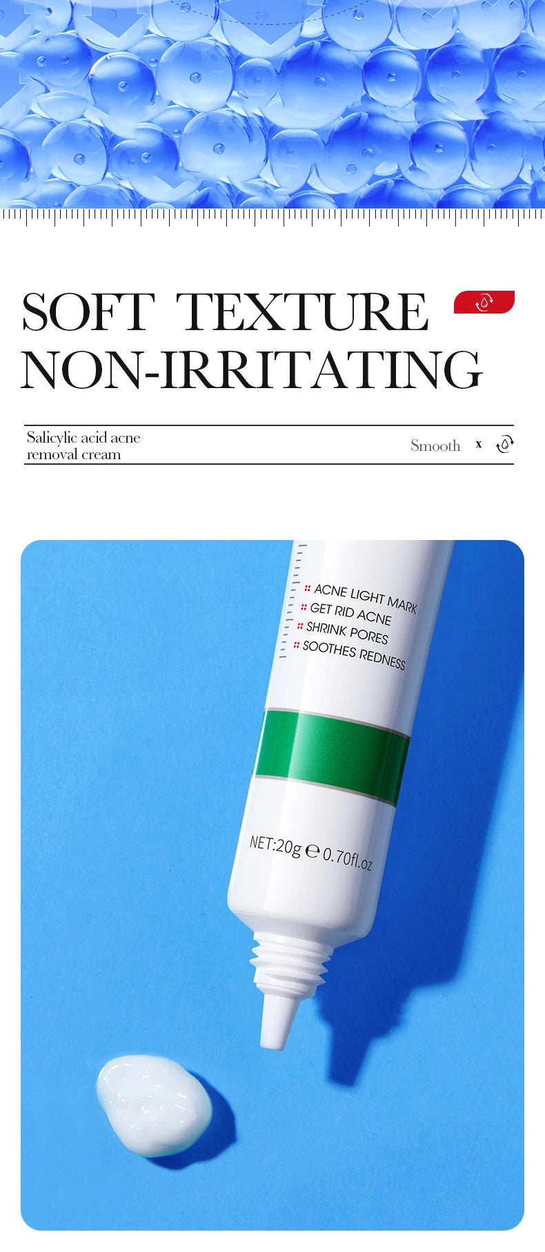 BIOAQUA Salicylic Acid Acne Repair and Moisturizing Face Cream