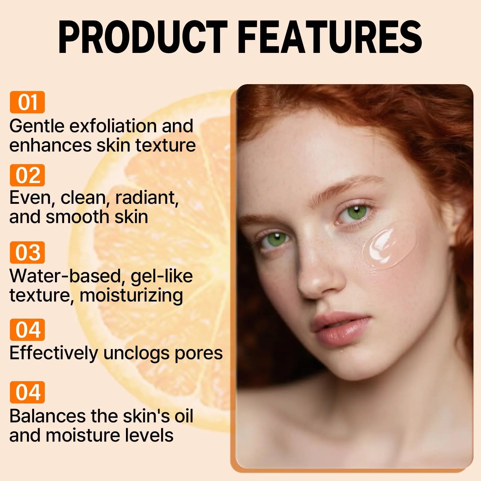 100g Deep Cleaning Exfoliating Gel for Acne Prone Skin Facial Scrub Whitening Repair Moisturizer to Remove Blemishes