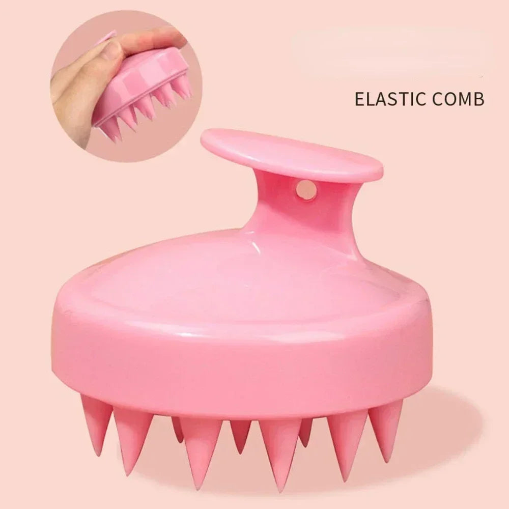 Silicone Scalp Massager & Shampoo Brush