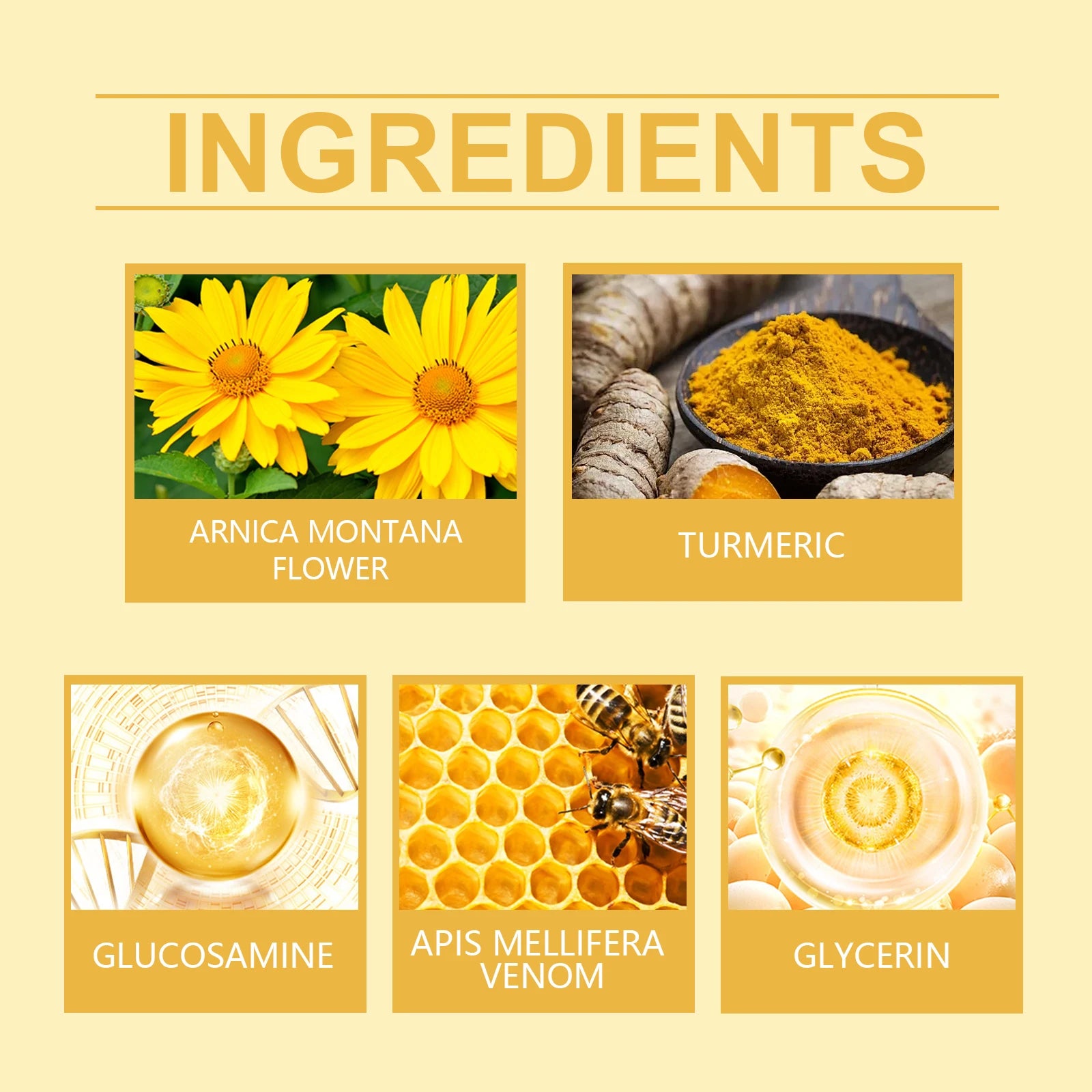 Bee Venom a Soothing Moisturizing Lotion for joint pain relief.