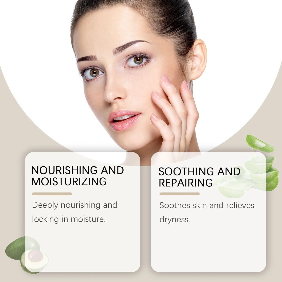 Natural Tallow Cream WoodSleep Unscented, Fragrance Free Face Cream for Sensitive Skin and Daily Moisturizing