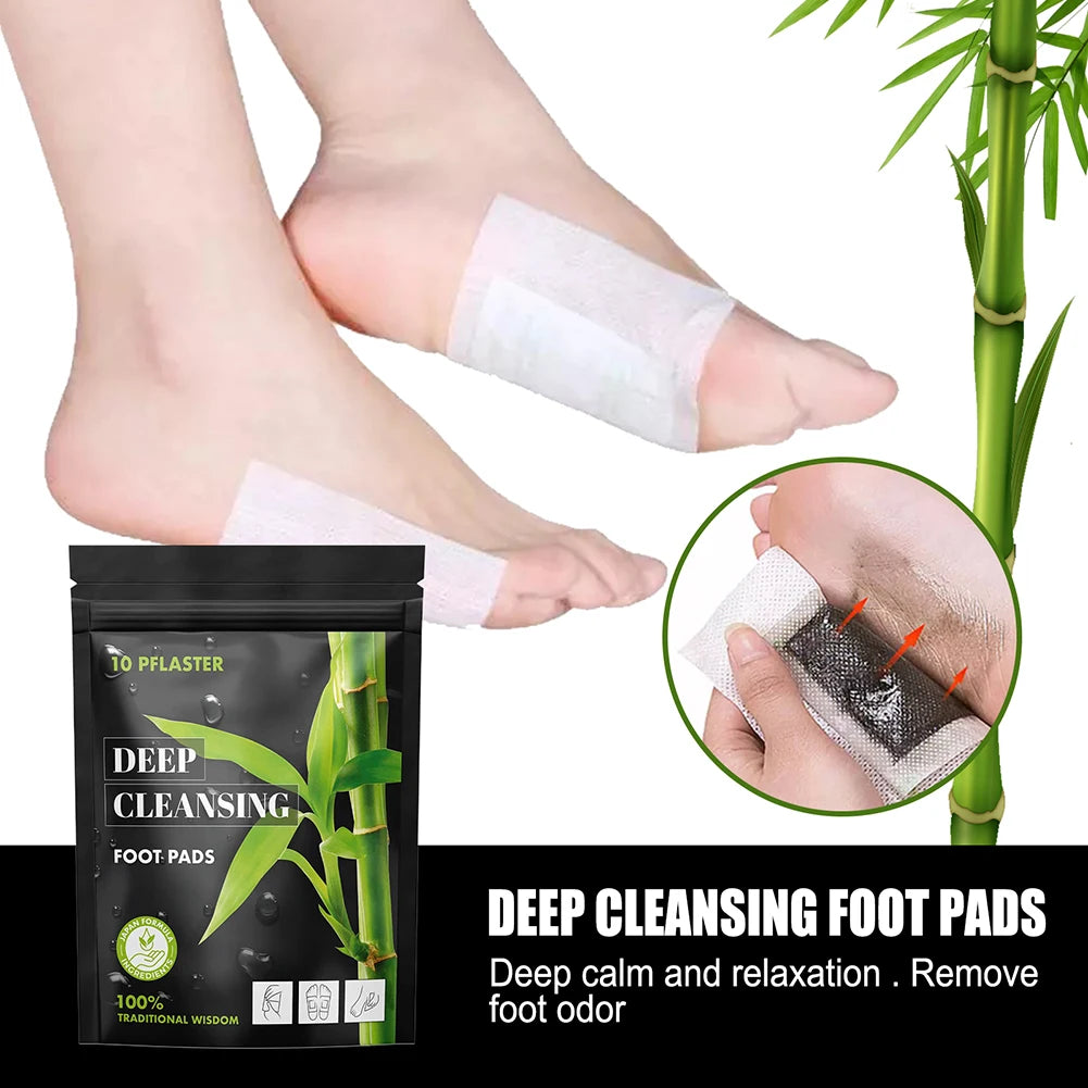 Wormwood Bamboo Charcoal Detox Foot Patches