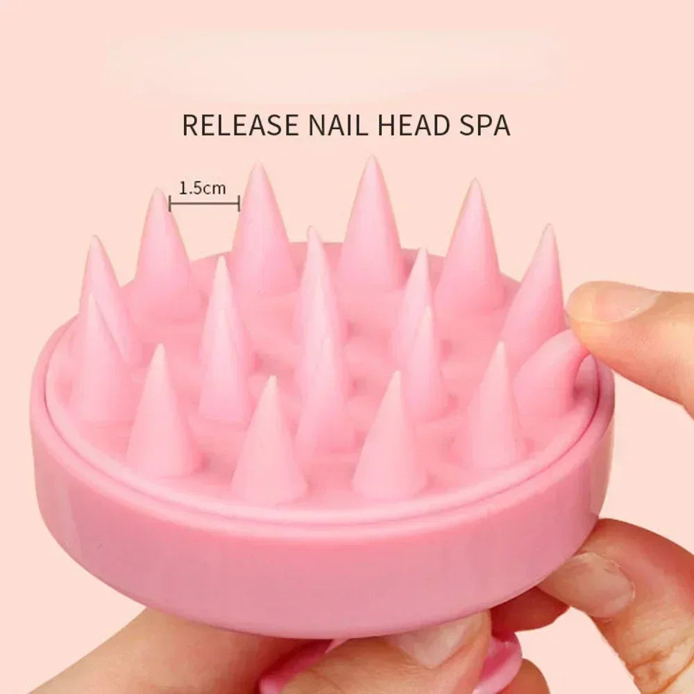Silicone Scalp Massager & Shampoo Brush