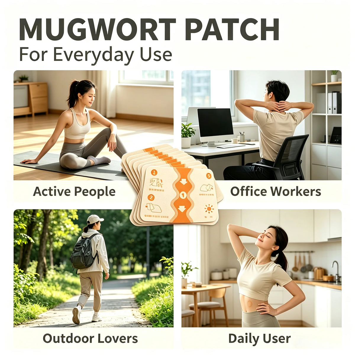 Body Care Patches for Knee, Waist, Neck and Shoulder