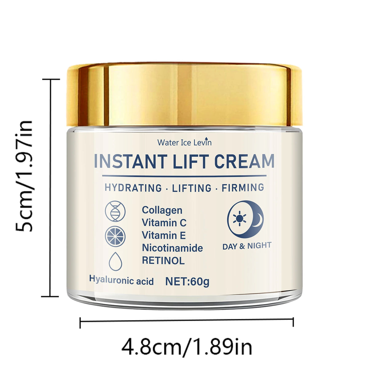 Retinol and Hyaluronic Acid Facial Firming and Lifting Cream