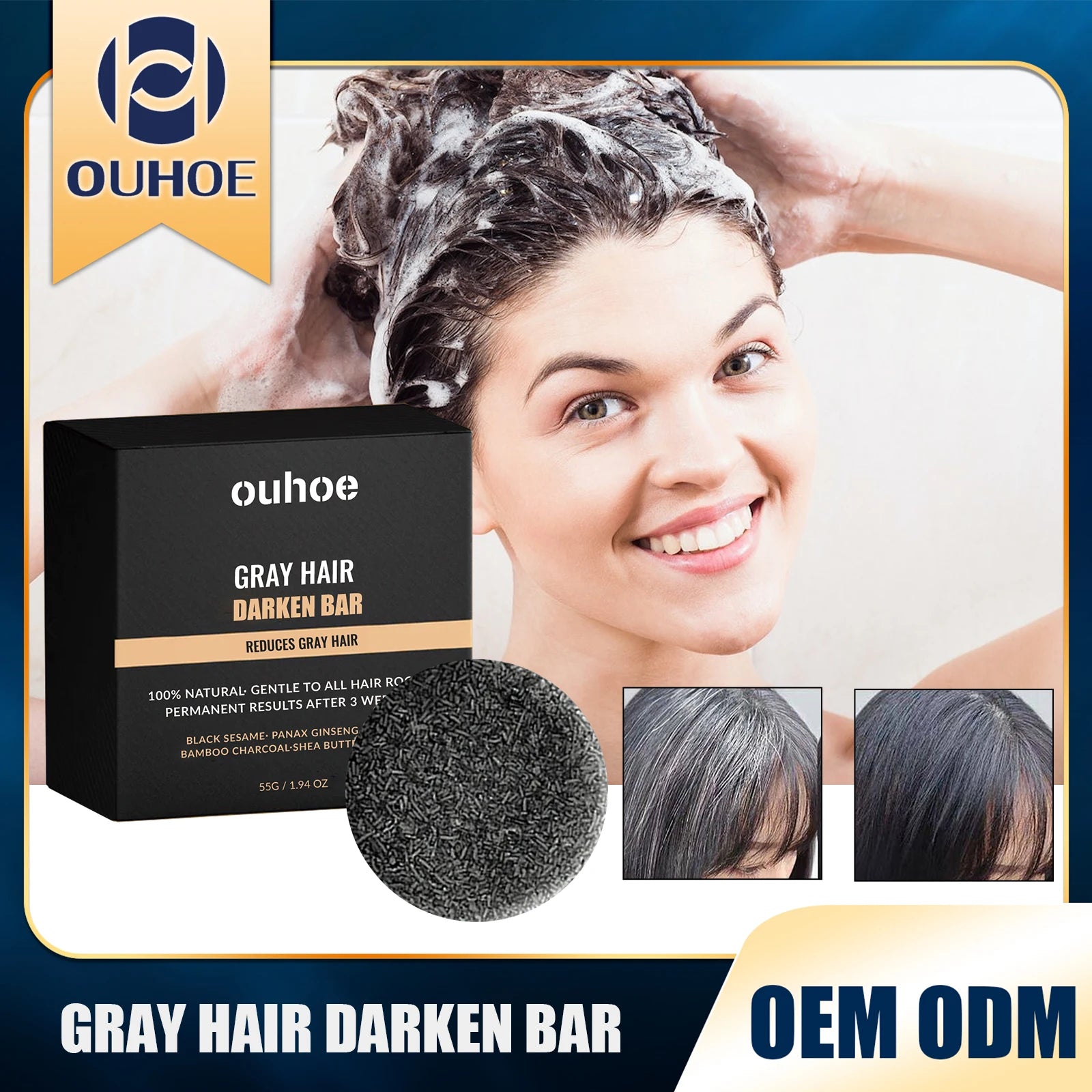 Hair Darkening  Soap