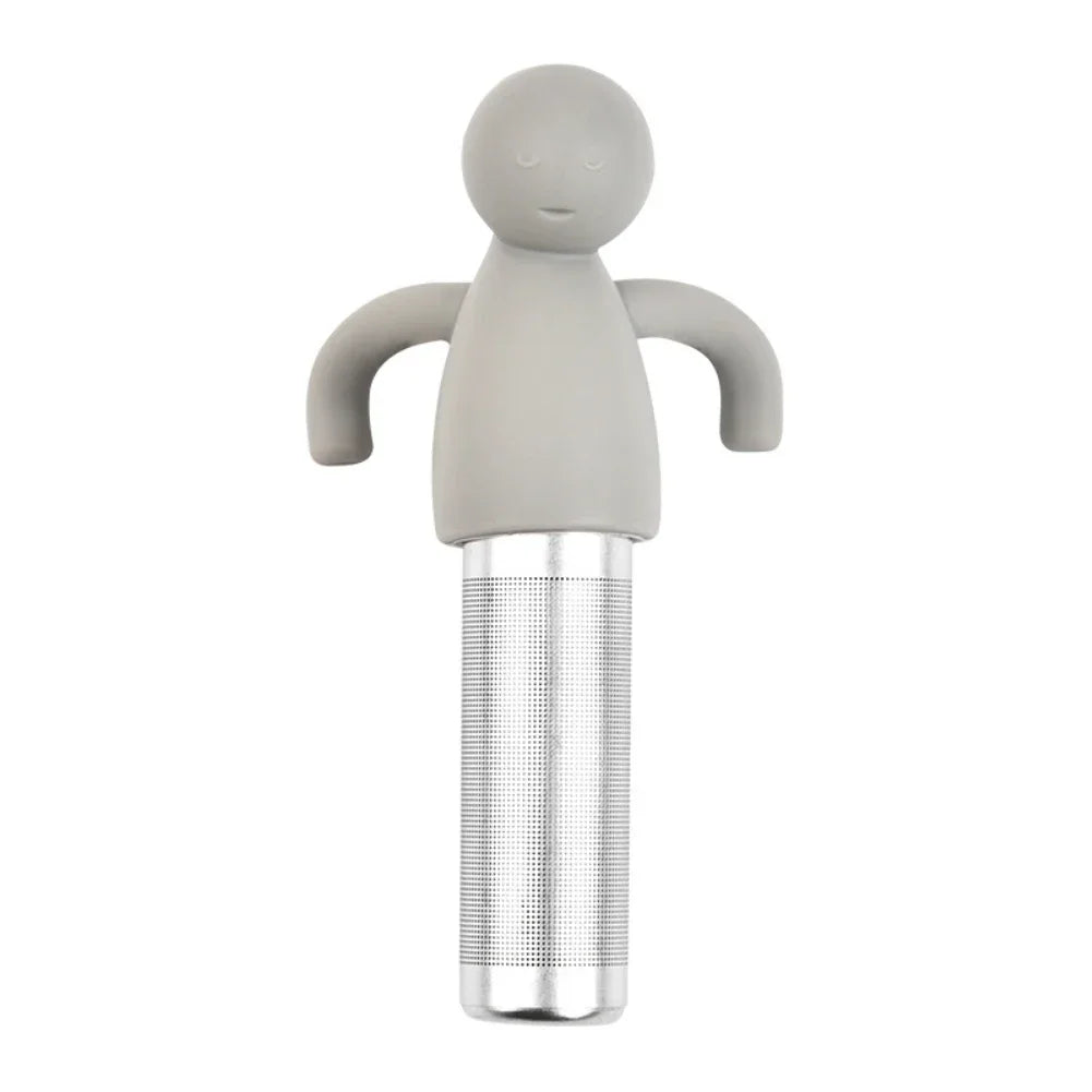 Creative humanoid tea filter.