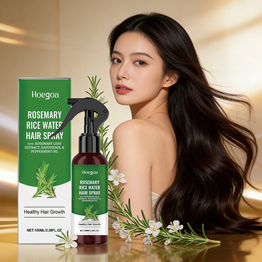 Rosemary Hair Growth Spray with Rice Water nourish the scalp, hydrate hair, and support healthier-looking Hair