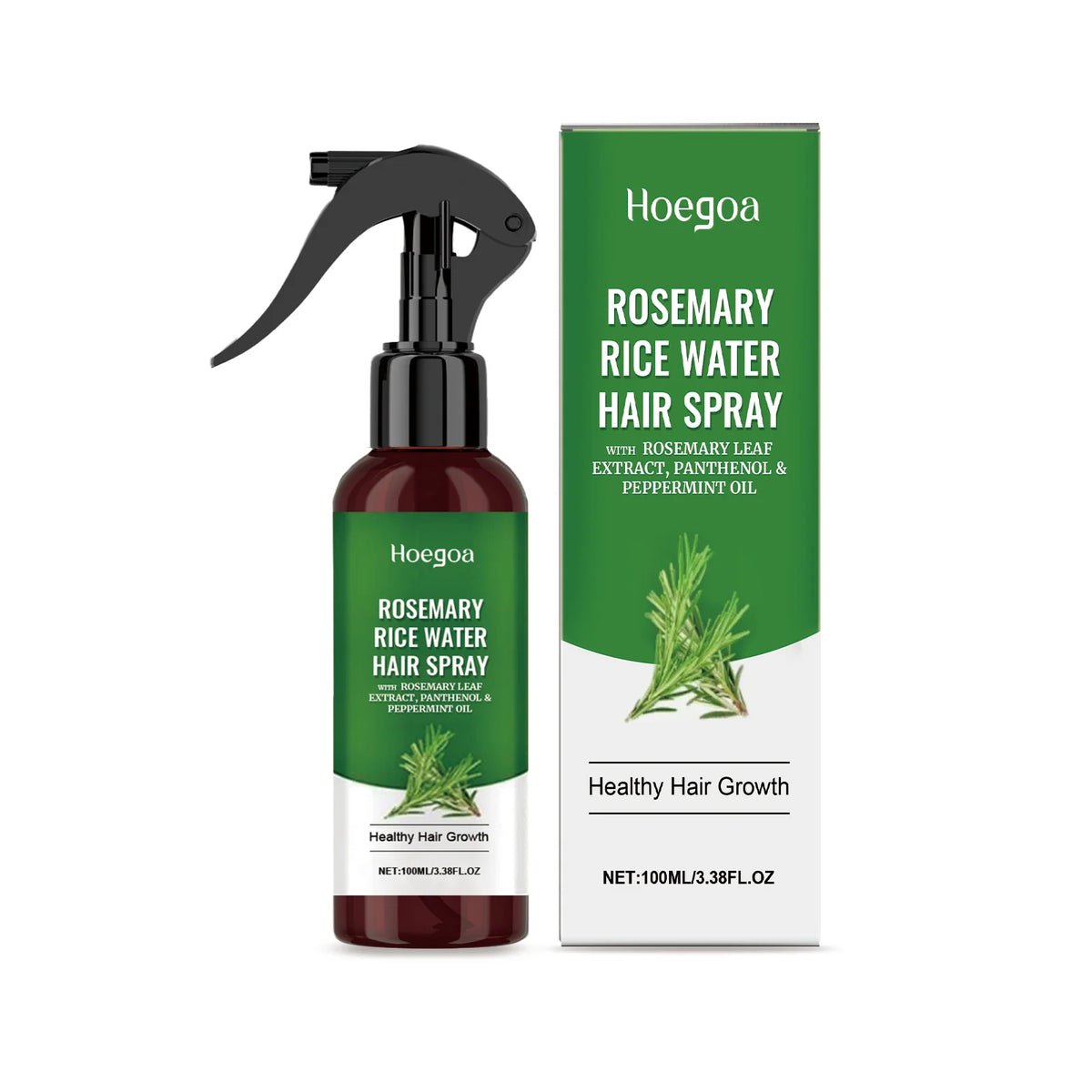 Rosemary Hair Growth Spray with Rice Water nourish the scalp, hydrate hair, and support healthier-looking Hair