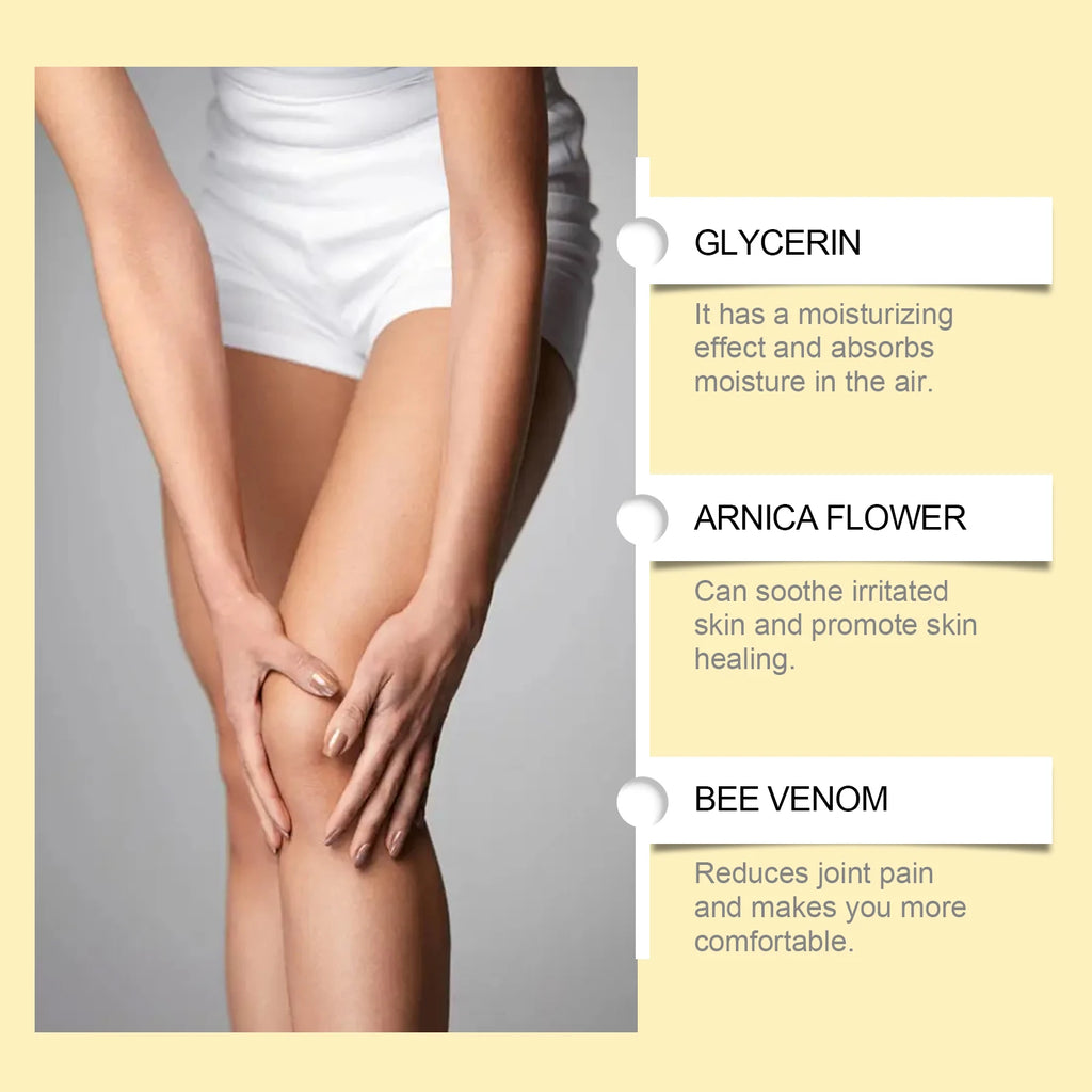 Bee Venom a Soothing Moisturizing Lotion for joint pain relief.