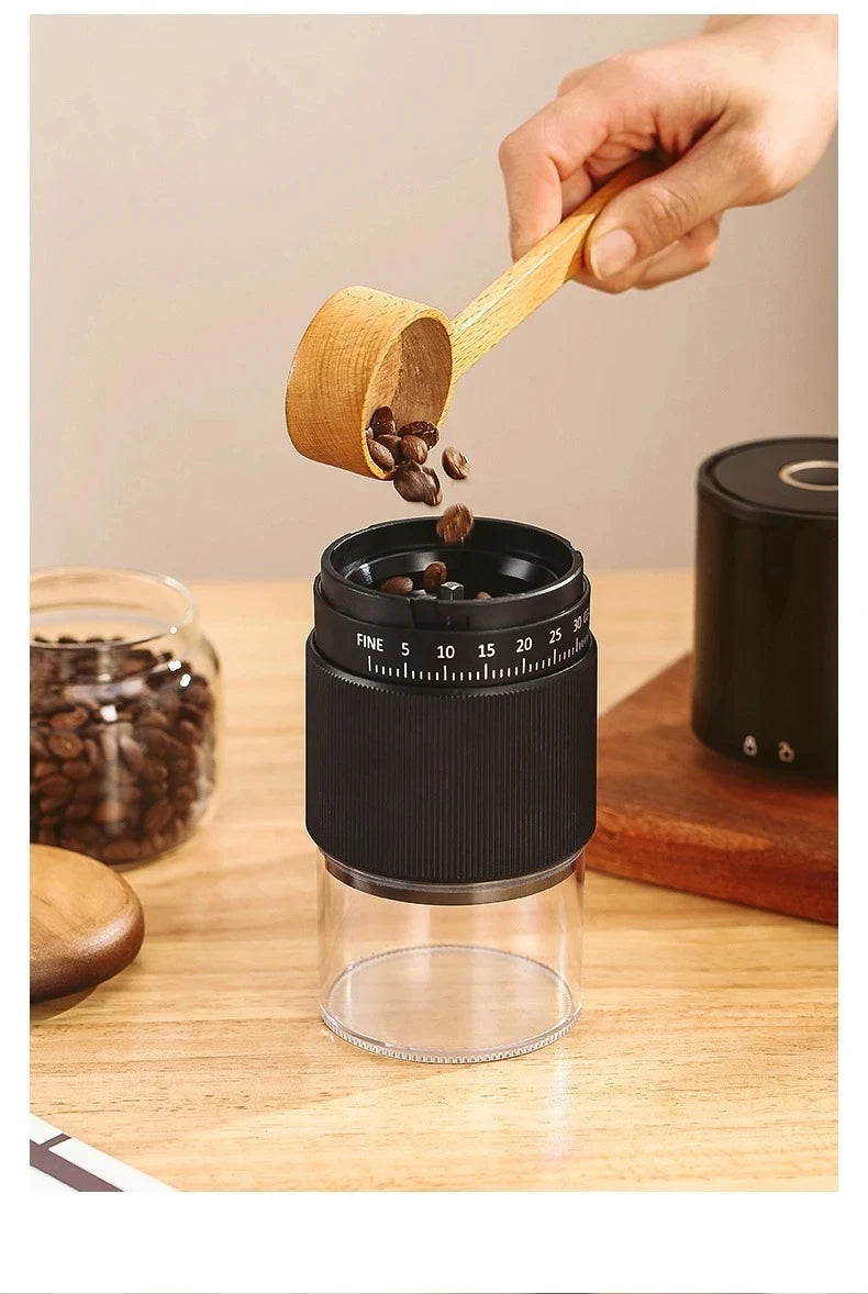 Quick & easy  portable Electric & manual coffee grinder.
