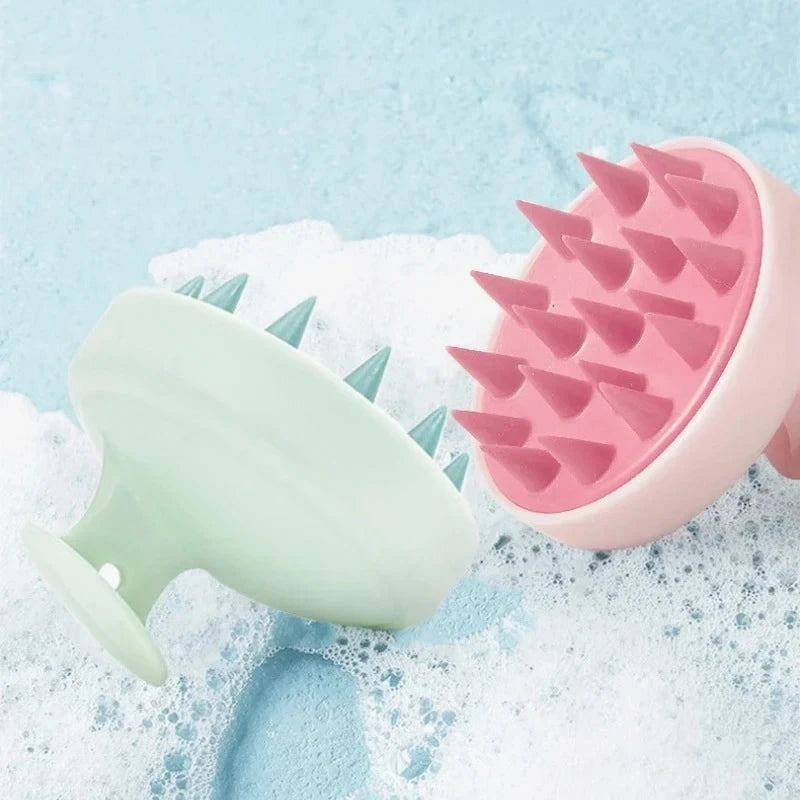 Silicone Scalp Massager & Shampoo Brush