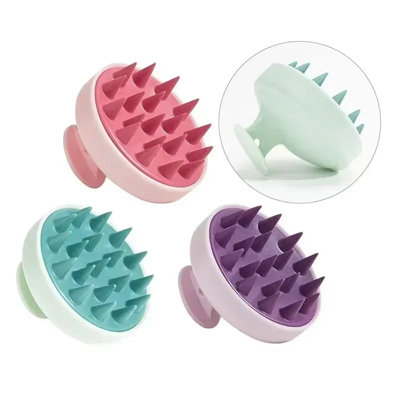 Silicone Scalp Massager & Shampoo Brush