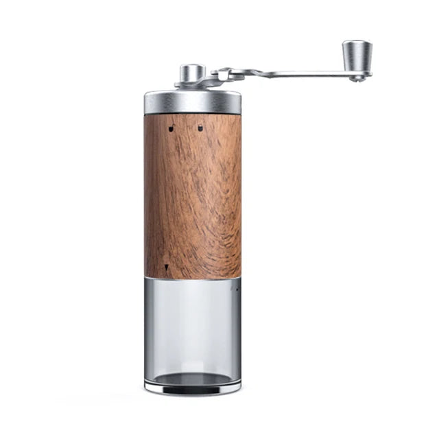 Portable adjustable coffee grinder.