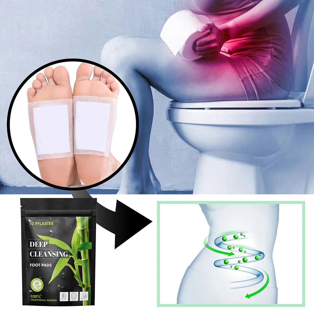 Wormwood Bamboo Charcoal Detox Foot Patches
