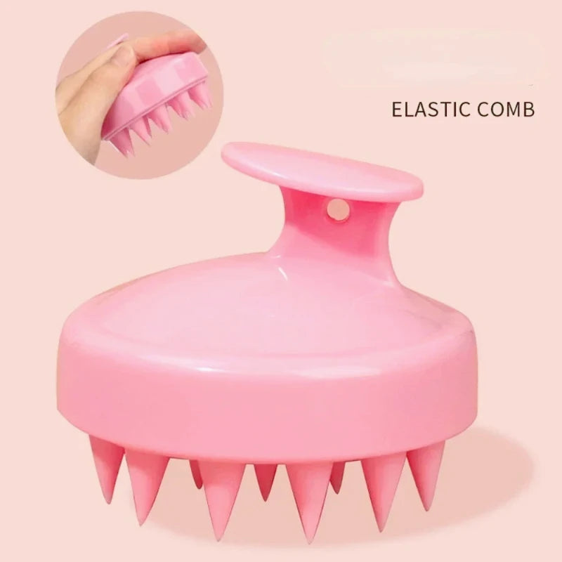 Silicone Scalp Massager & Shampoo Brush
