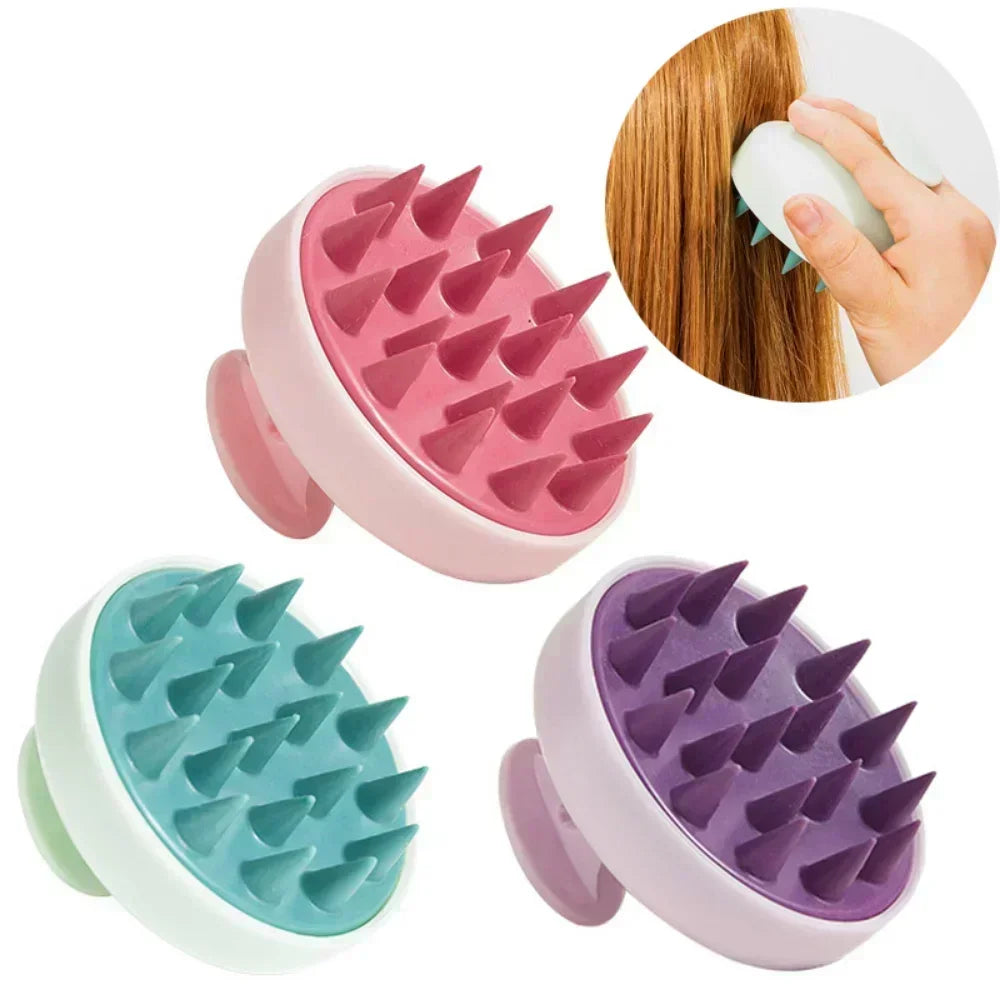 Silicone Scalp Massager & Shampoo Brush