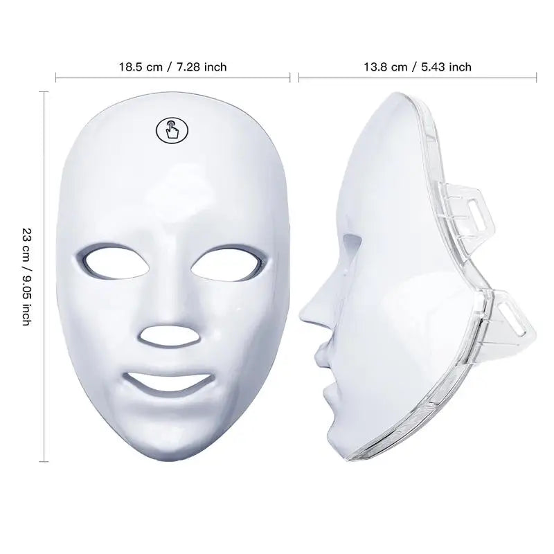 LED 7-Color Light Therapy Skin Mask