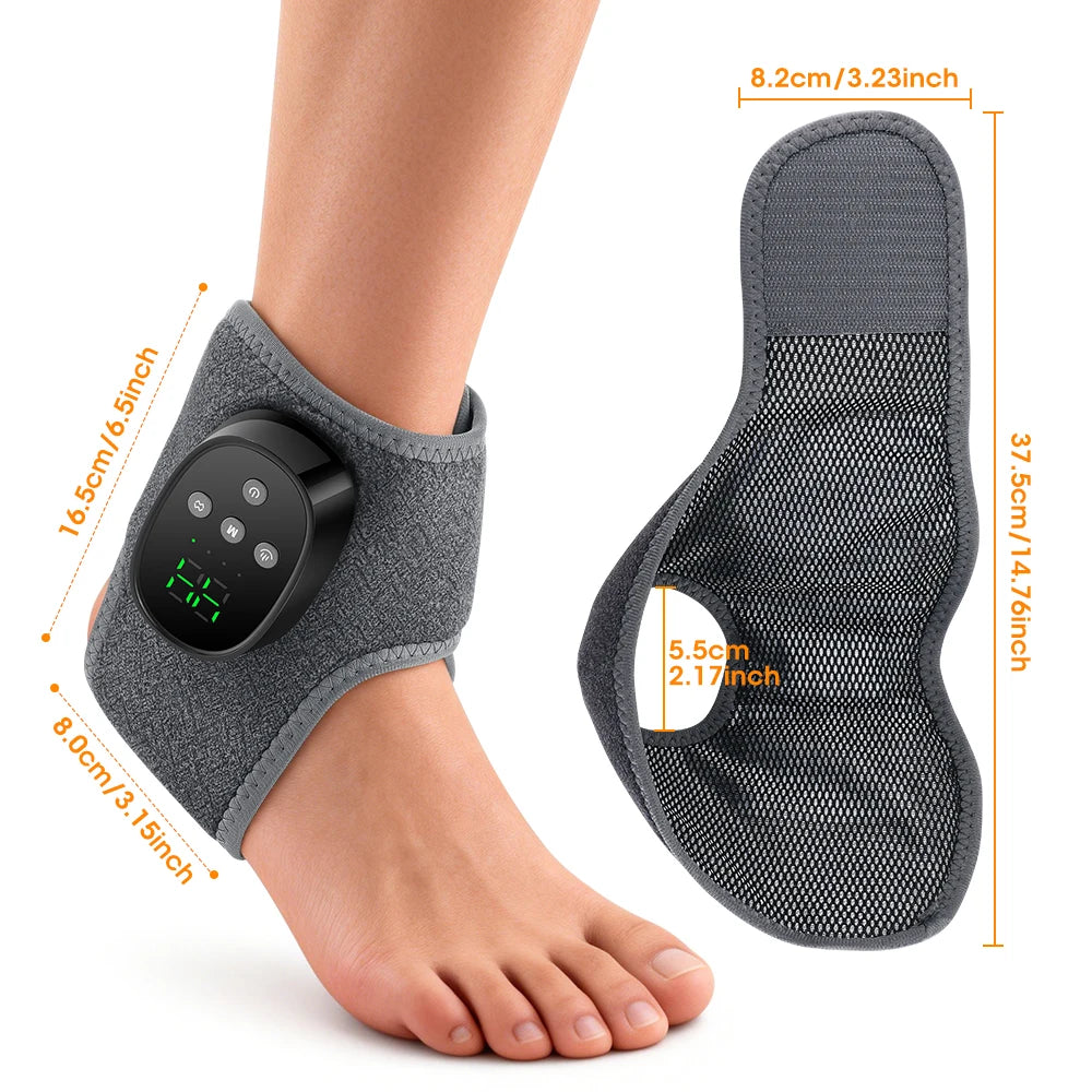 Rechargeable Electric Heating and Vibration Massage Wrist and Ankle Wrap