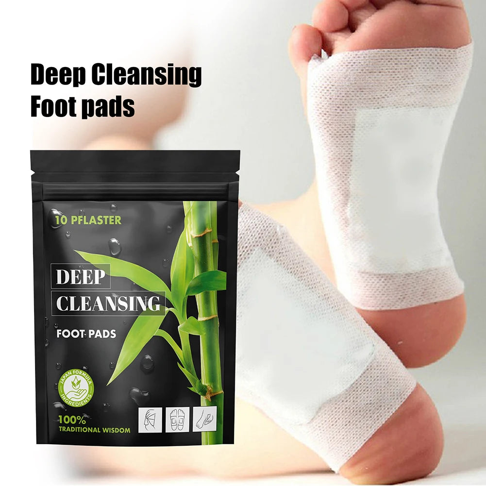 Wormwood Bamboo Charcoal Detox Foot Patches